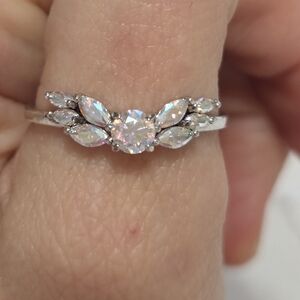 SS 925 Ring Coquette Girlhood Mystic Ethereal Fairycore Femine Romantic Sz 9